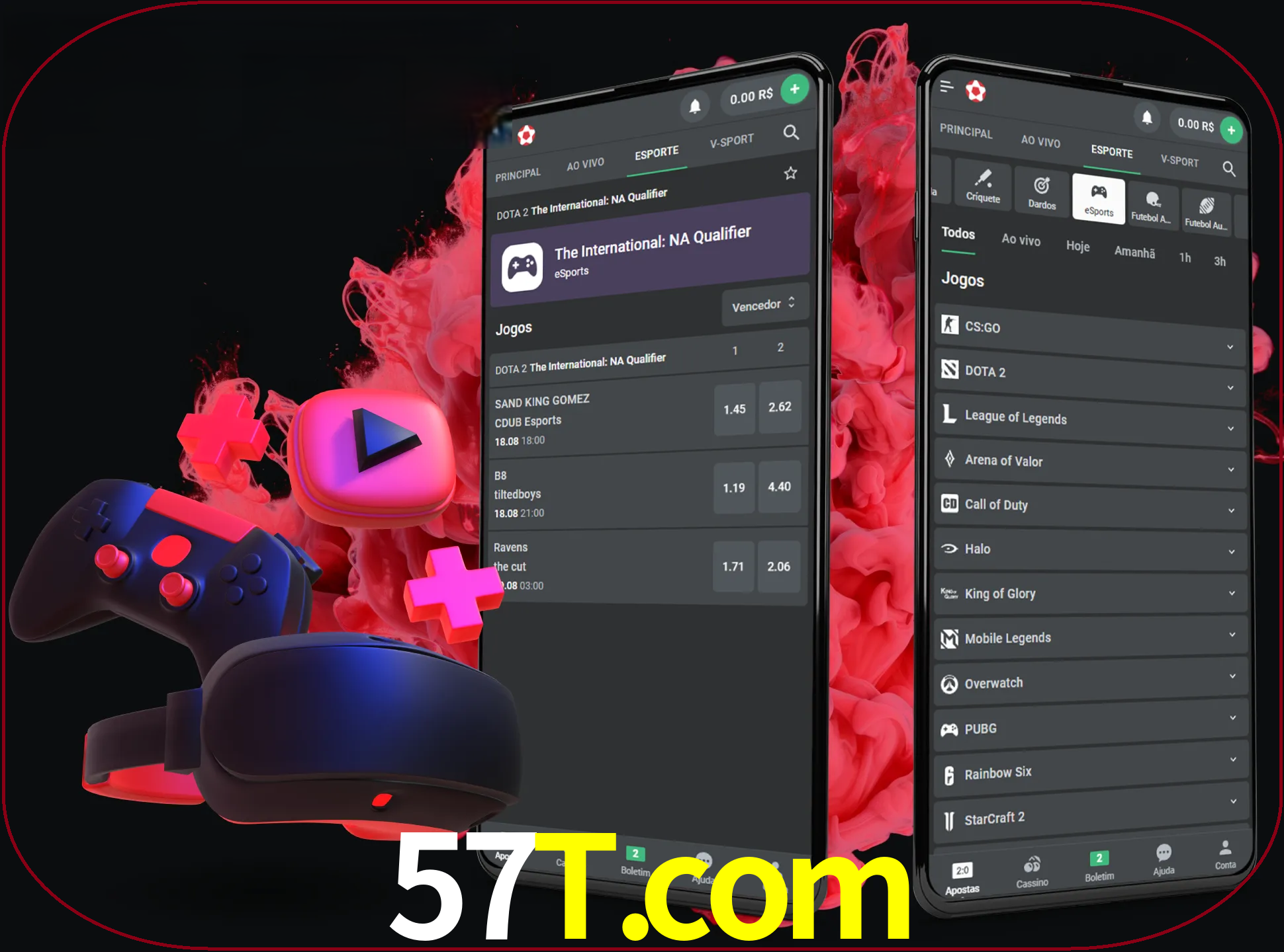 Para ter a aplicação móvel 57t no seu smartphone, basta descarregar o ficheiro apk e seguir as instruções.