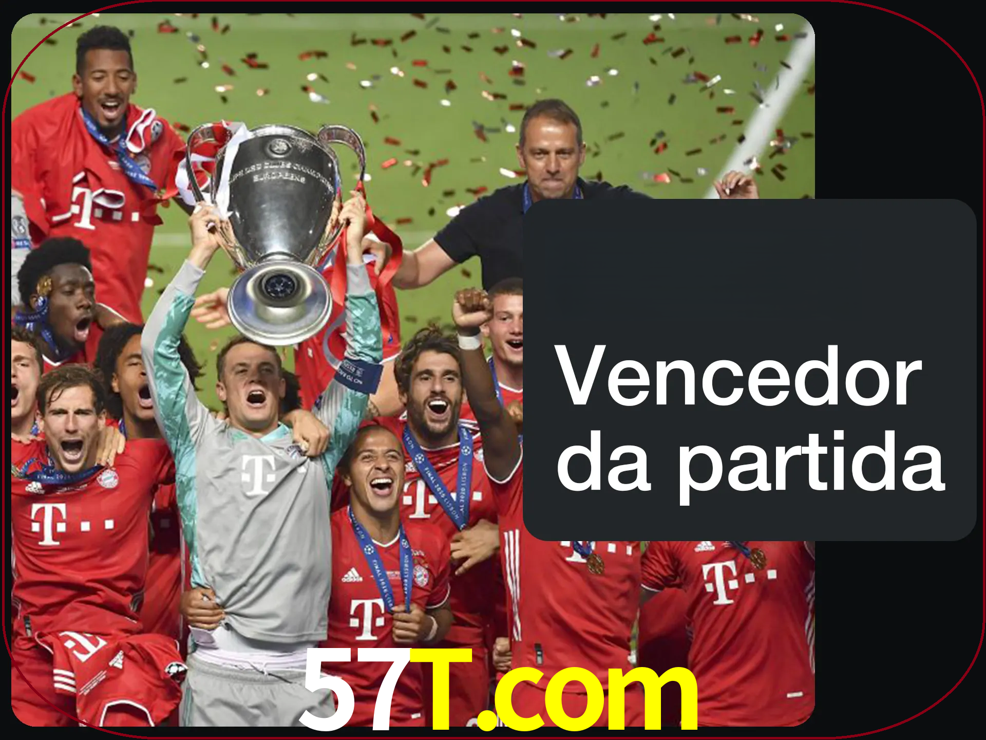 Aposte no vencedor e ganhe uma grande quantia de dinheiro.