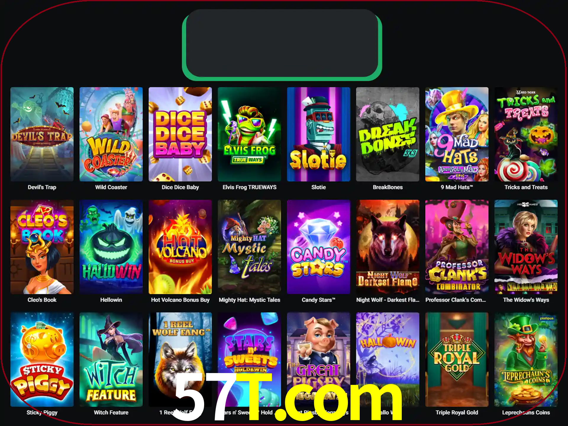 Procure por seus amados jogos de slot.