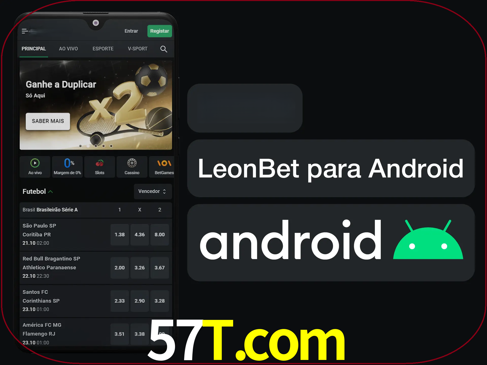 Adquira sua versão poket de LeonBet.
